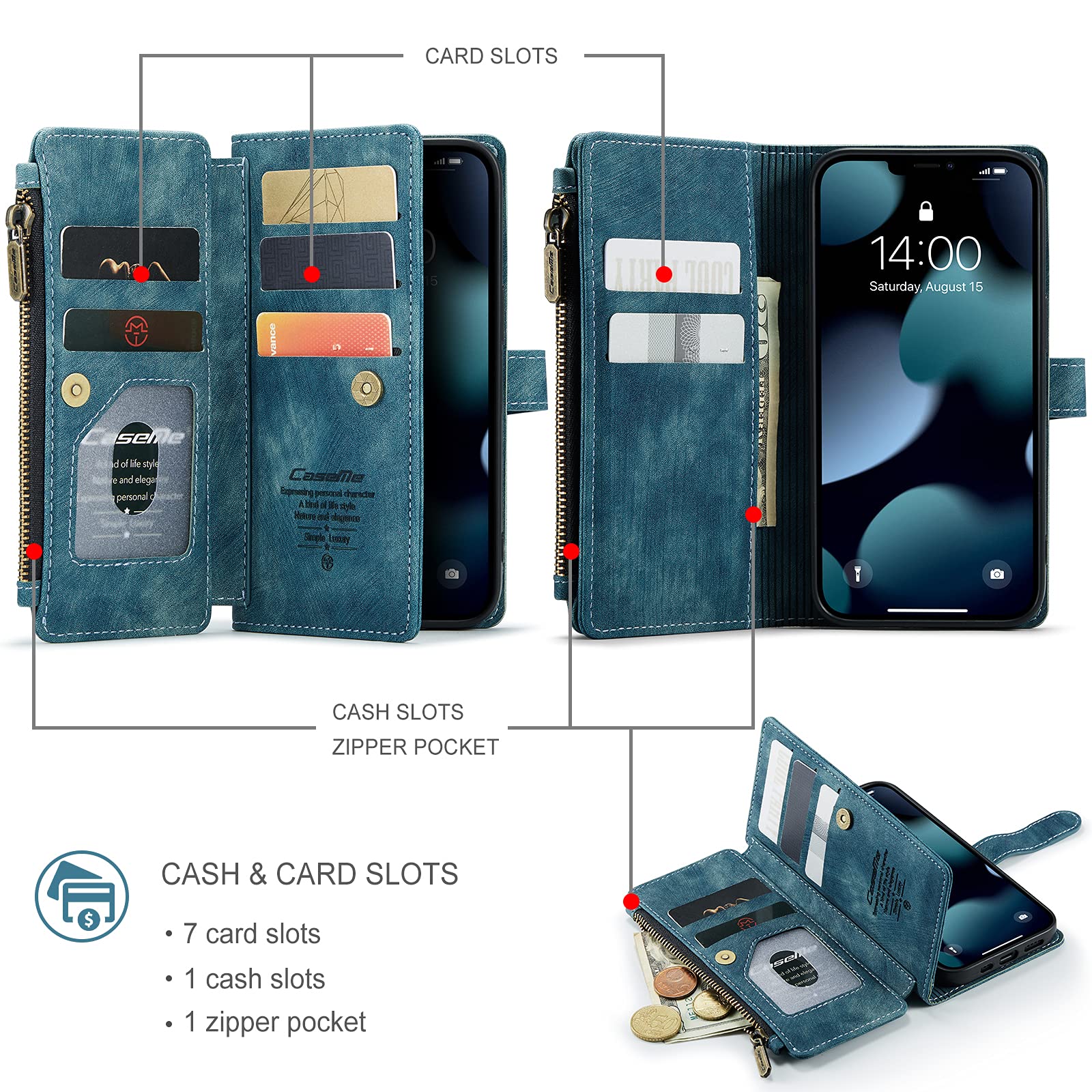 Amazon.co.jp: For iPhone 13ケース 手帳型iPhone 13スタンド機能